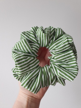 Bawełniana gumka scrunchie MAXI