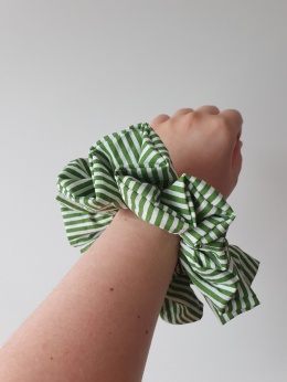 Bawełniana gumka scrunchie MAXI