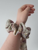 Bawełniana gumka scrunchie MIDI ze wstążką
