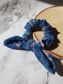 Bawełniana gumka scrunchie z uszami MINI