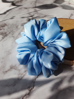 Satynowa gumka scrunchie MAXI