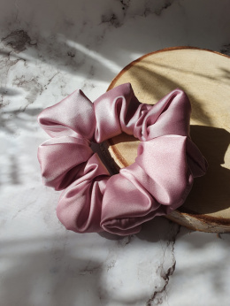 Satynowa gumka scrunchie MIDI